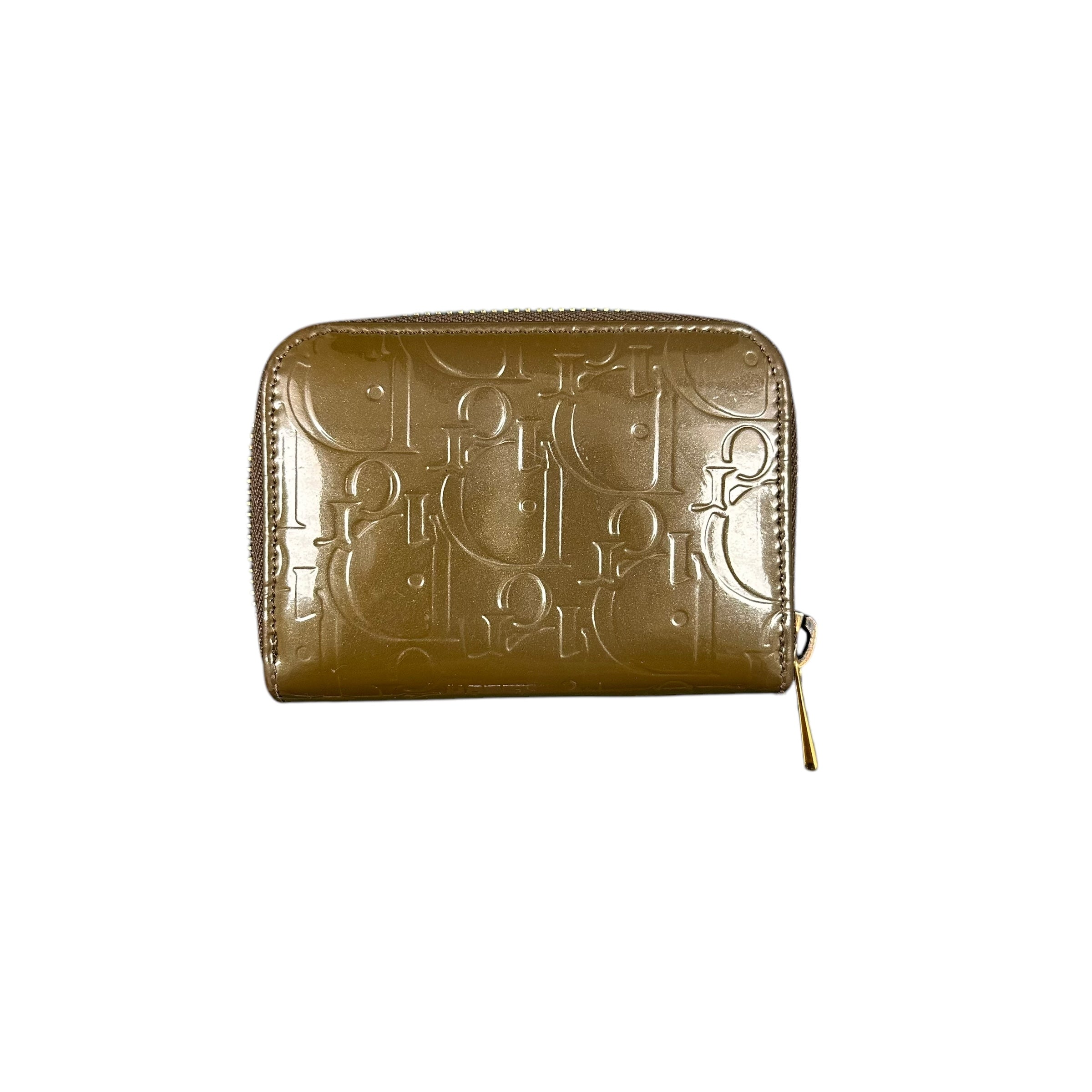 Dior Leather Coin Purse Green