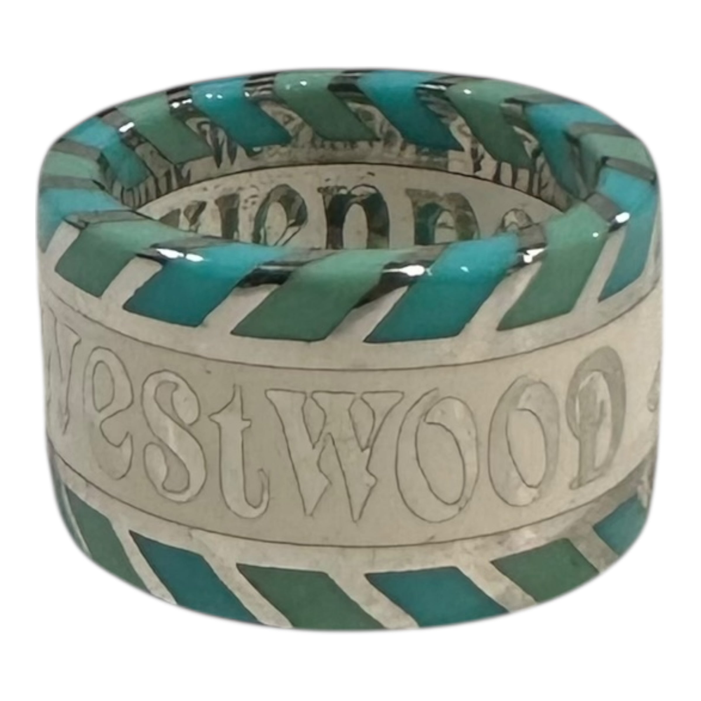 Vivienne Westwood turquoise Conduit Street ring