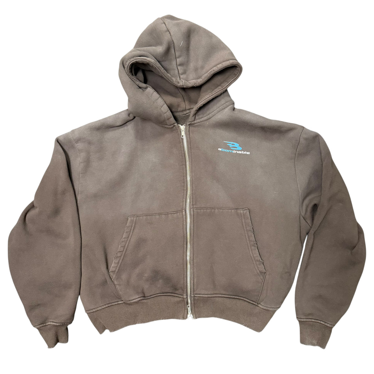 Abominable Brown Zip Hoodie