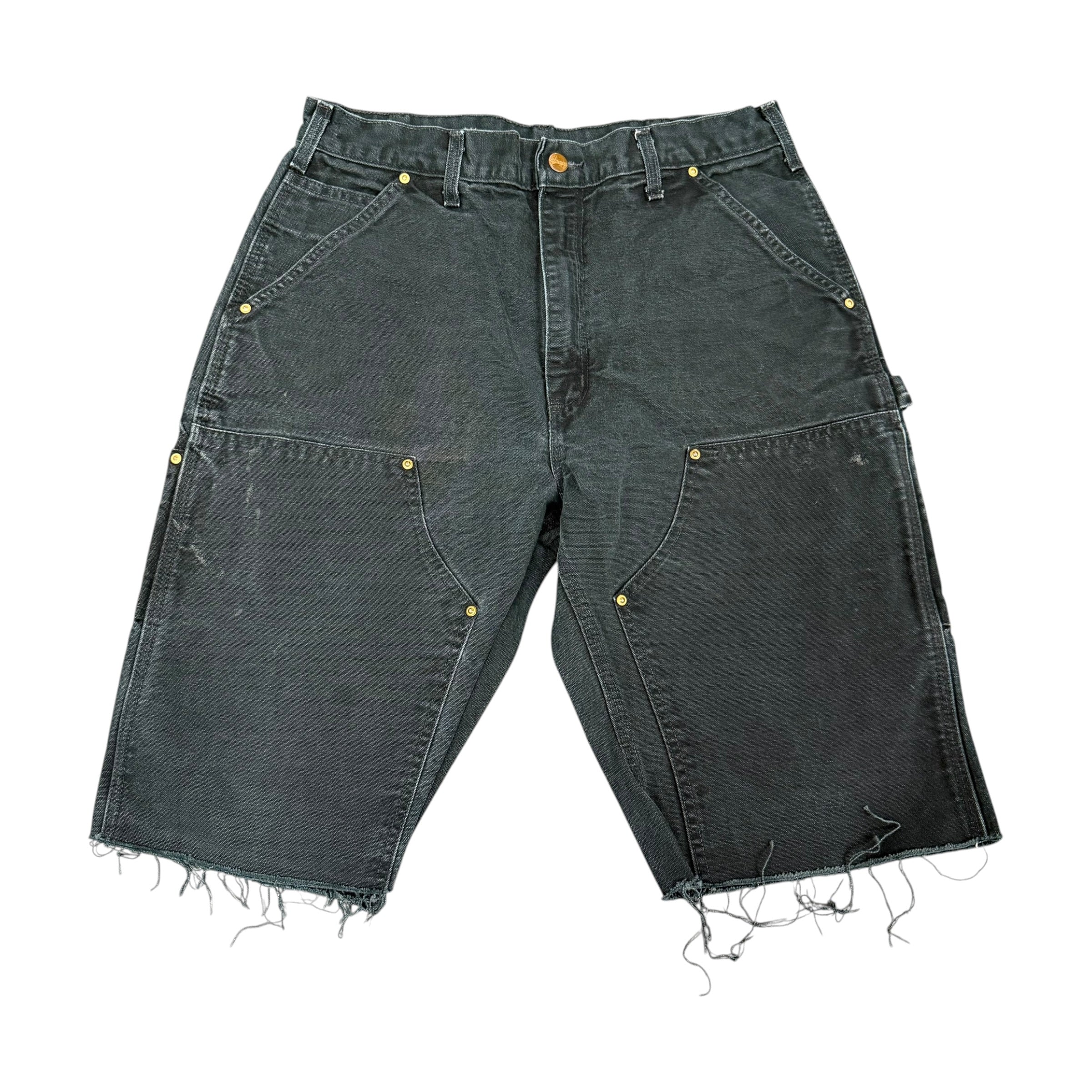 Black Carhartt Double Knee Shorts