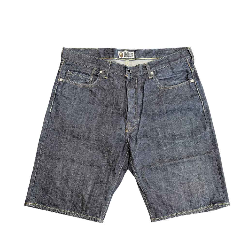 Bape Ape Denim/Red Shorts