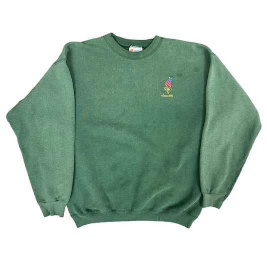 '96 Atlanta Olympics Green Crewneck