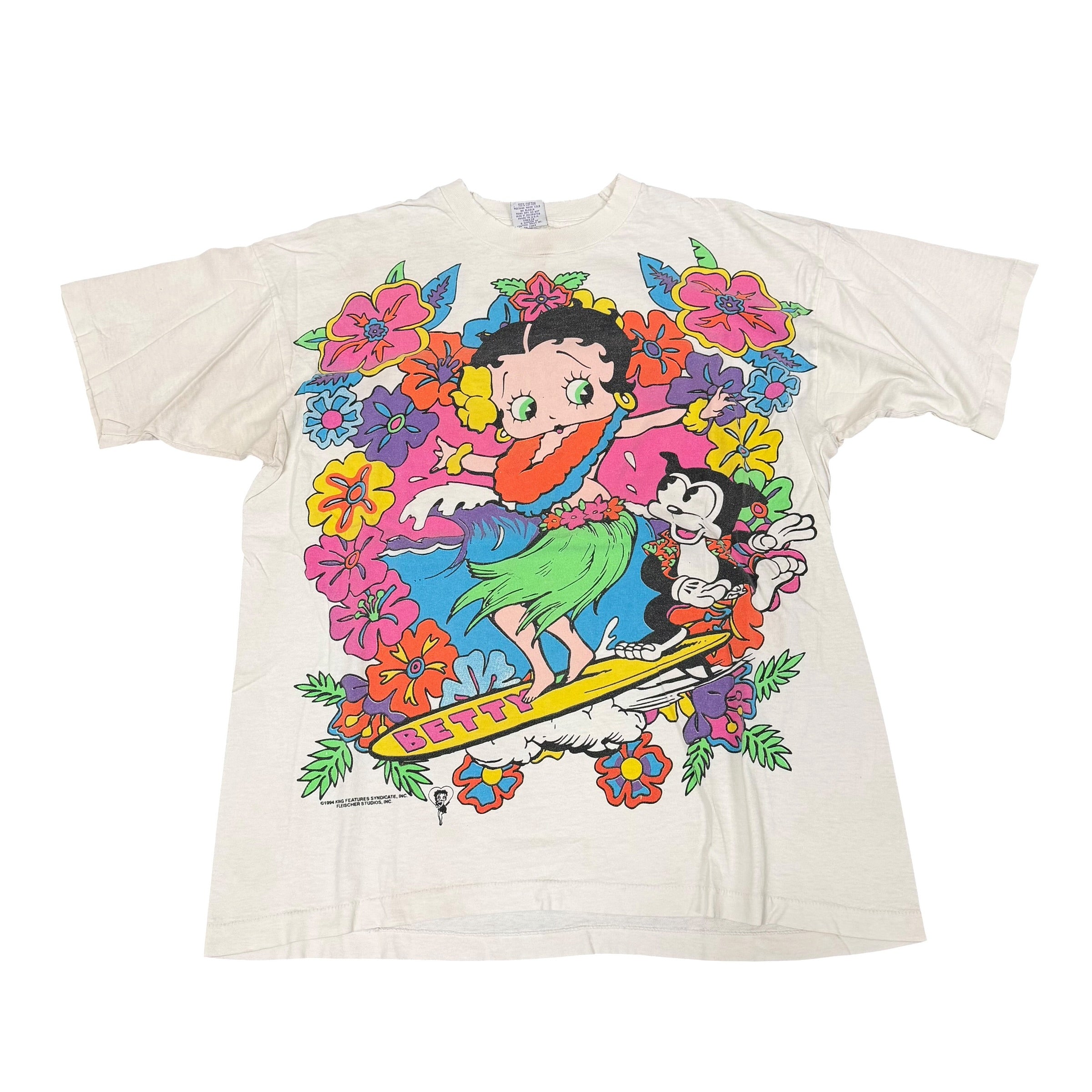 Vintage Betty Boop Hula Girl Shirt