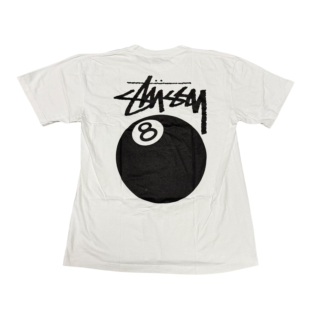 Stussy 8 Ball Tee White