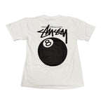 Stussy 8 Ball Tee White