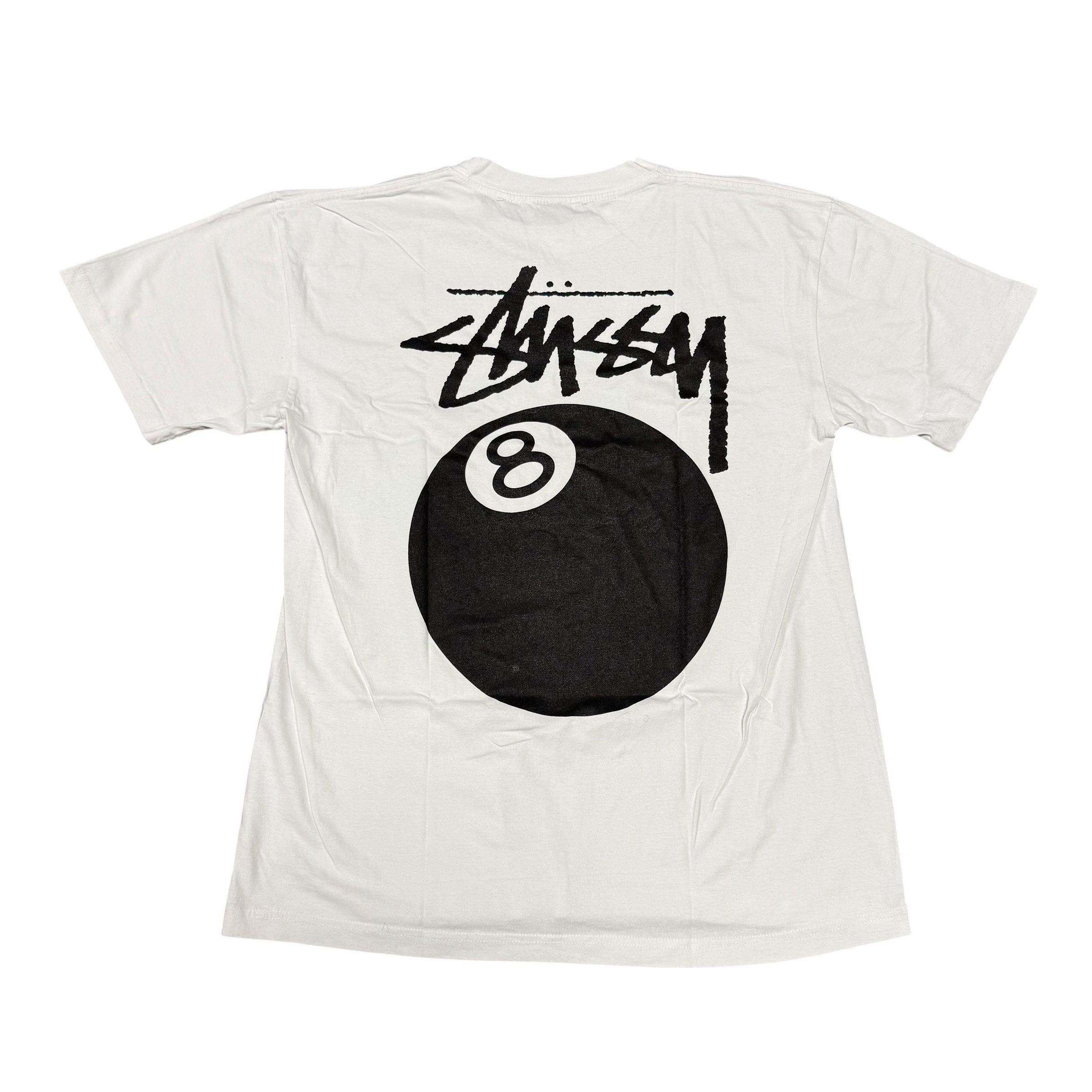 Stussy 8 Ball Tee White