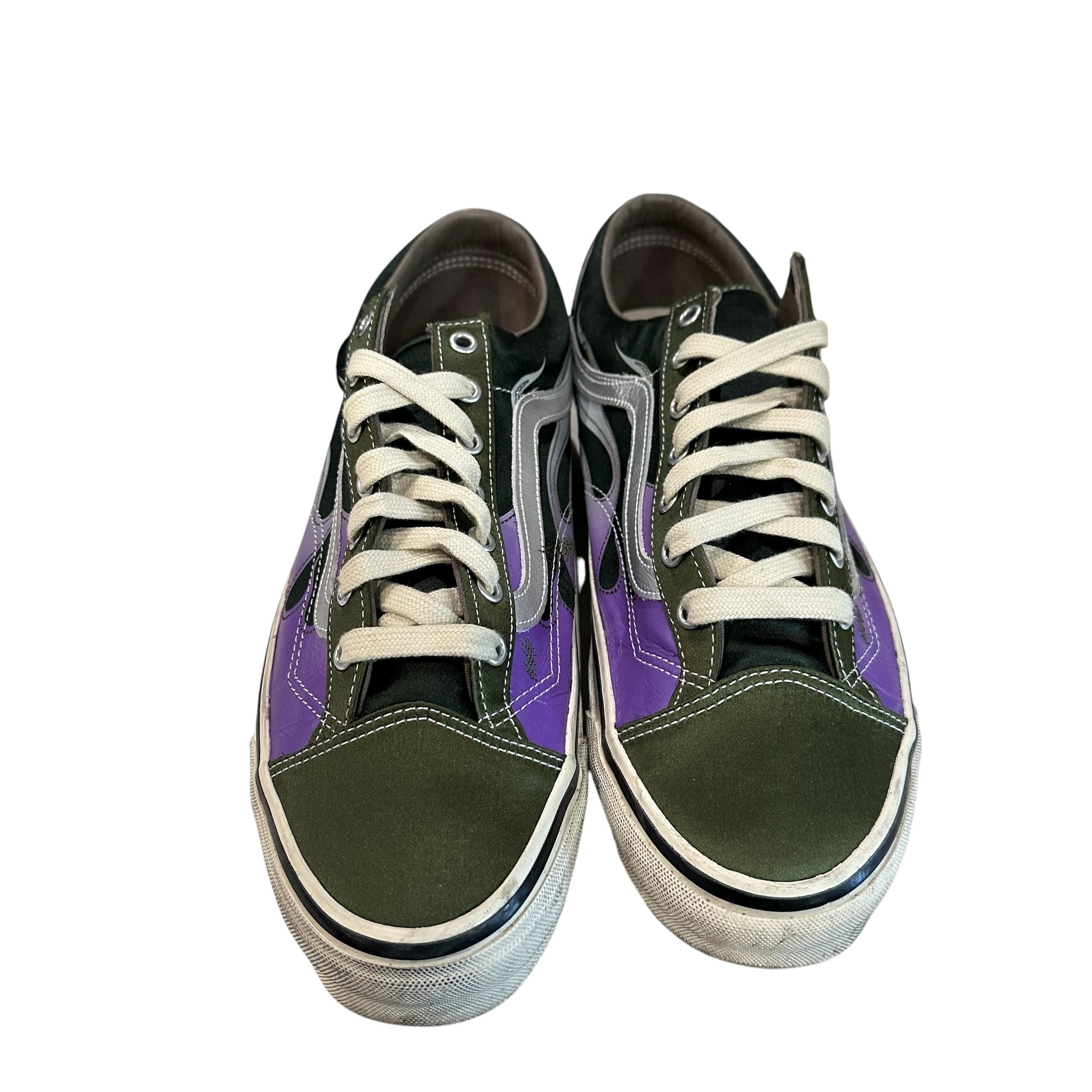 Vans Old Skool "Archive Flame" Green Balsam (No Box)