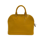 Louis Vuitton yellow  Epi Leather Alma PM Bag