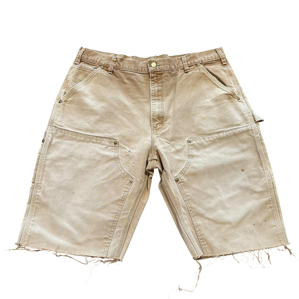 Carhartt Double Knee Carpenter Faded Tan Shorts (36)