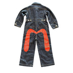 Evisu Kids Denim/Orange Coveralls