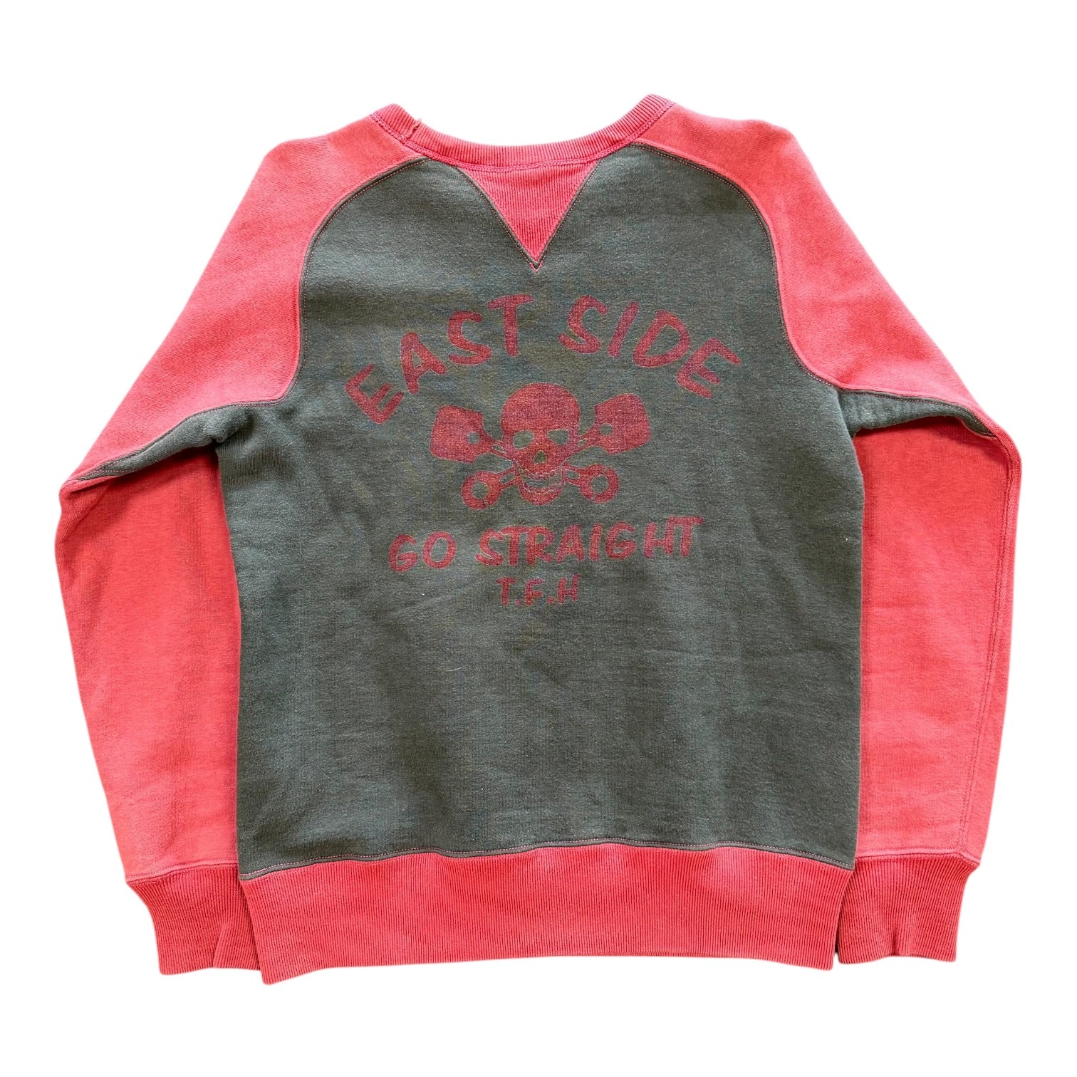 Vintage Asphalt Red Sweater