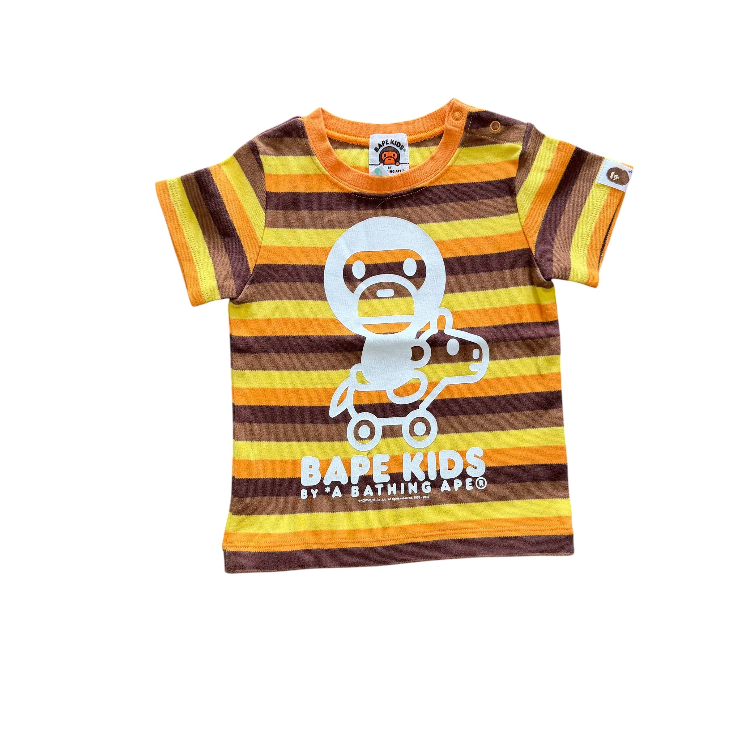 BAPE Kids striped tee