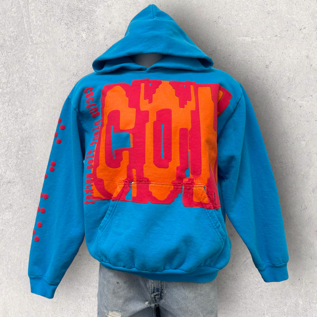 CPFM ComplexCon Blue Braille Hoodie