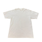 White Balenciaga Rhinestone Tee