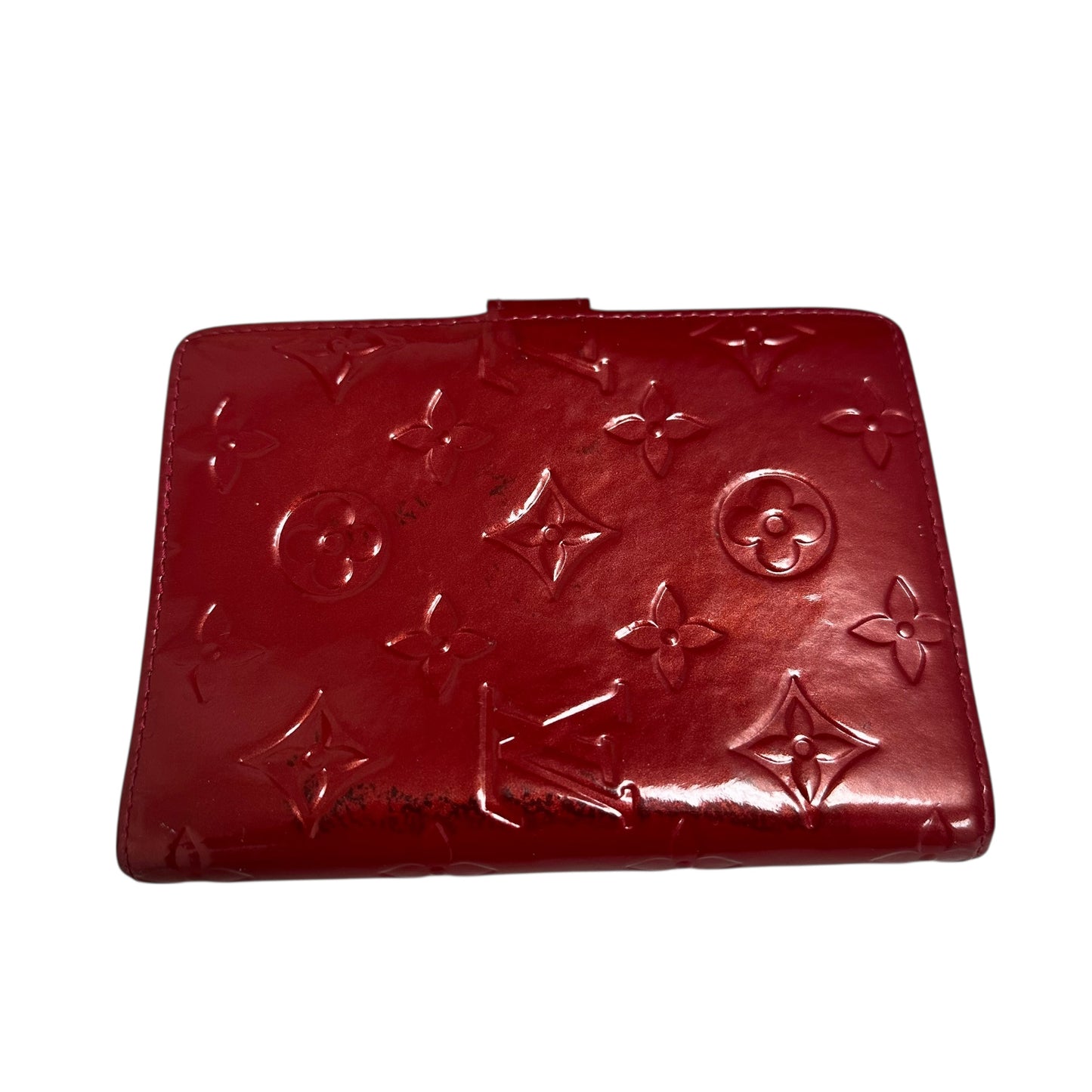 Louis Vuitton Red Vernis French Wallet