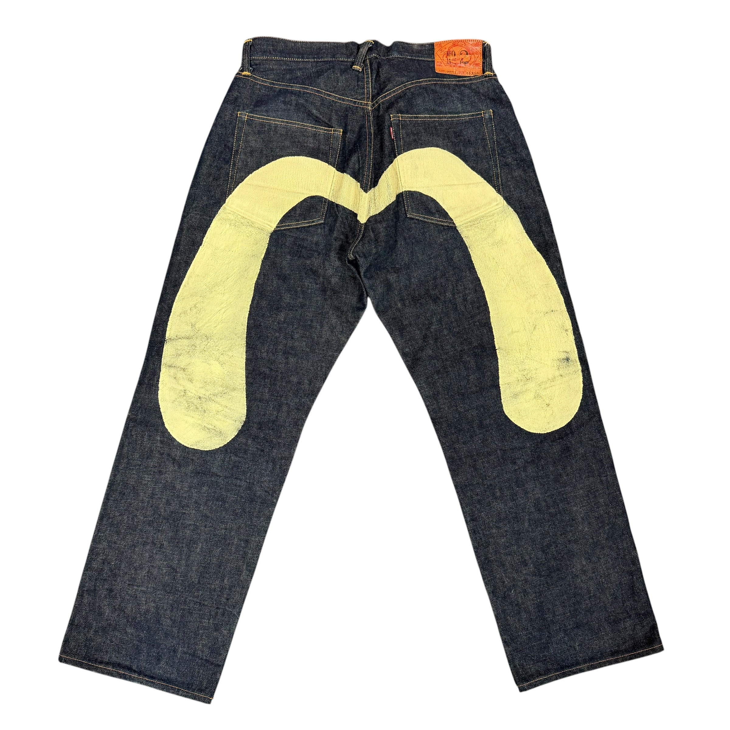 Evisu Dark Blue/White Jeans