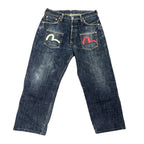 Vintage Evisu Dark Blue Double Pocket Jeans