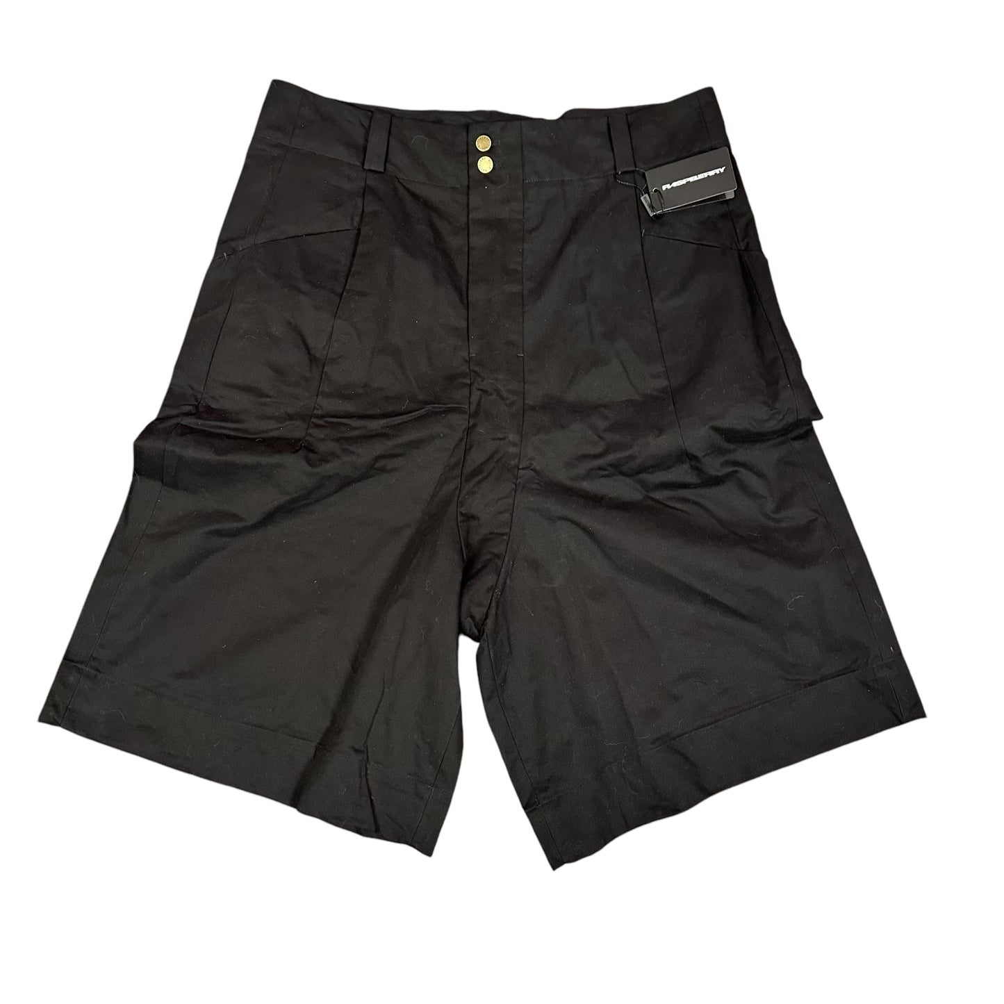 GV Gallery Black Drop Crotch Shorts