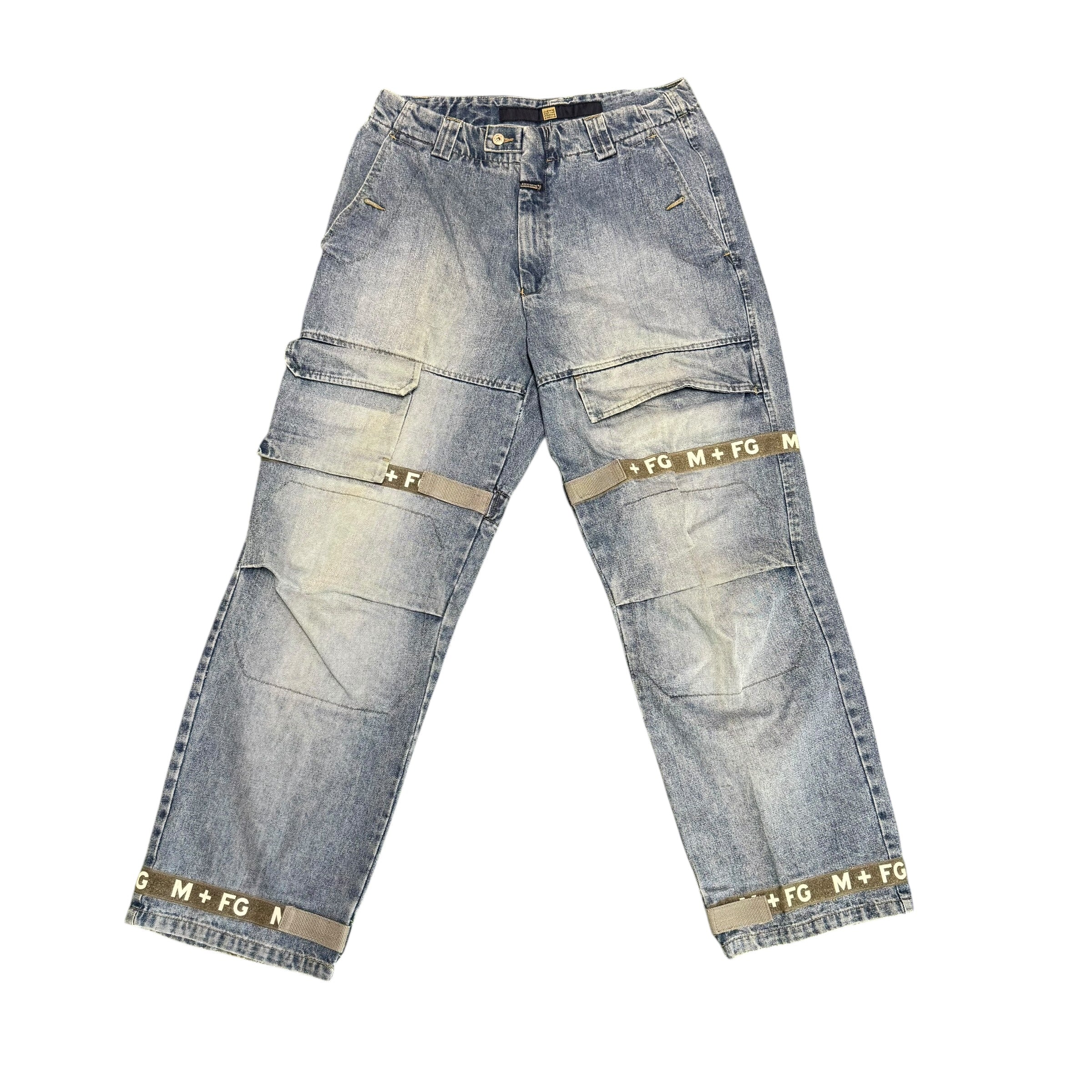 Vintage Girbaud Jeans Gray/White