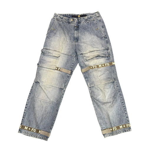 Vintage Girbaud Jeans Gray/White