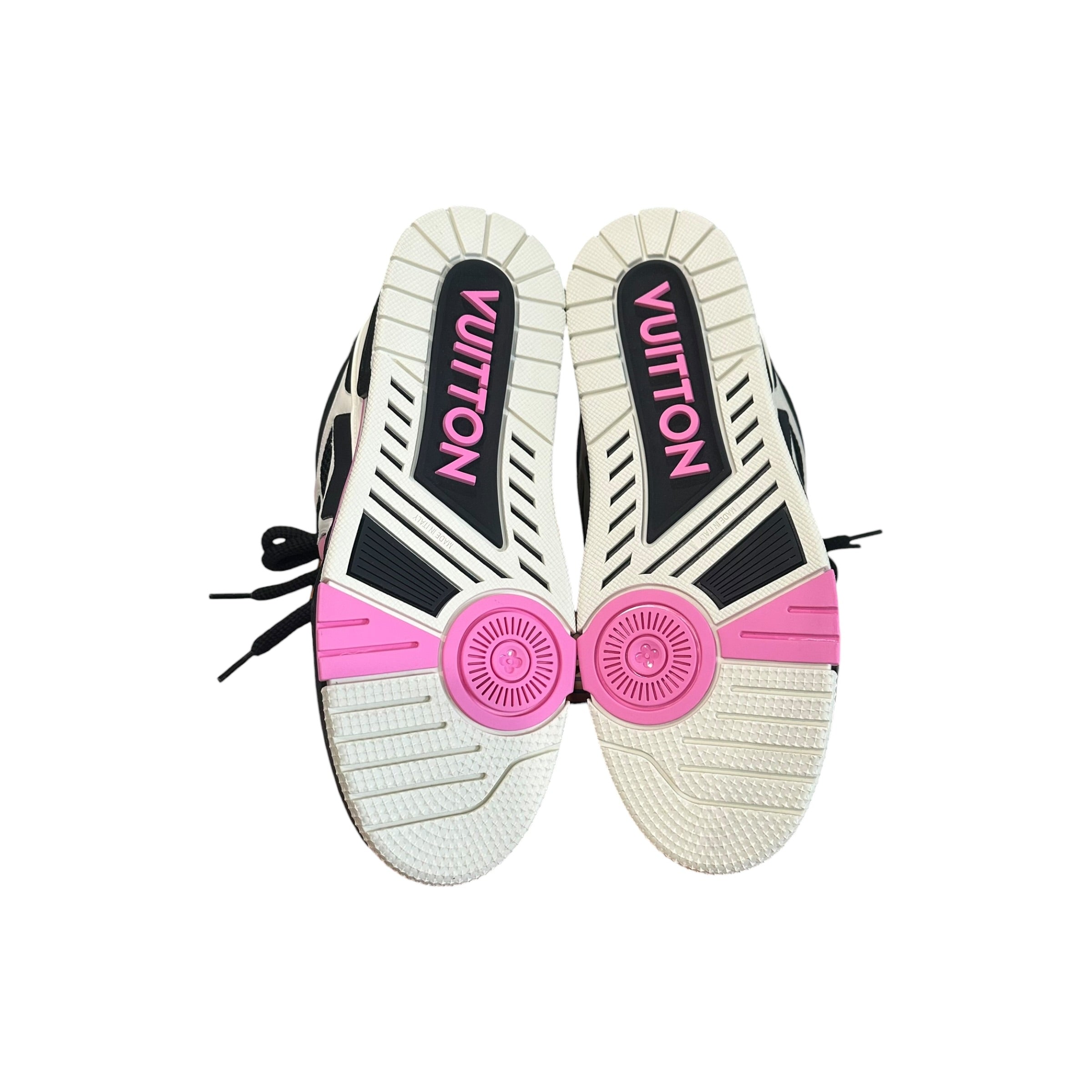 New Louis Vuitton LV Skate Sneaker Black/Pink