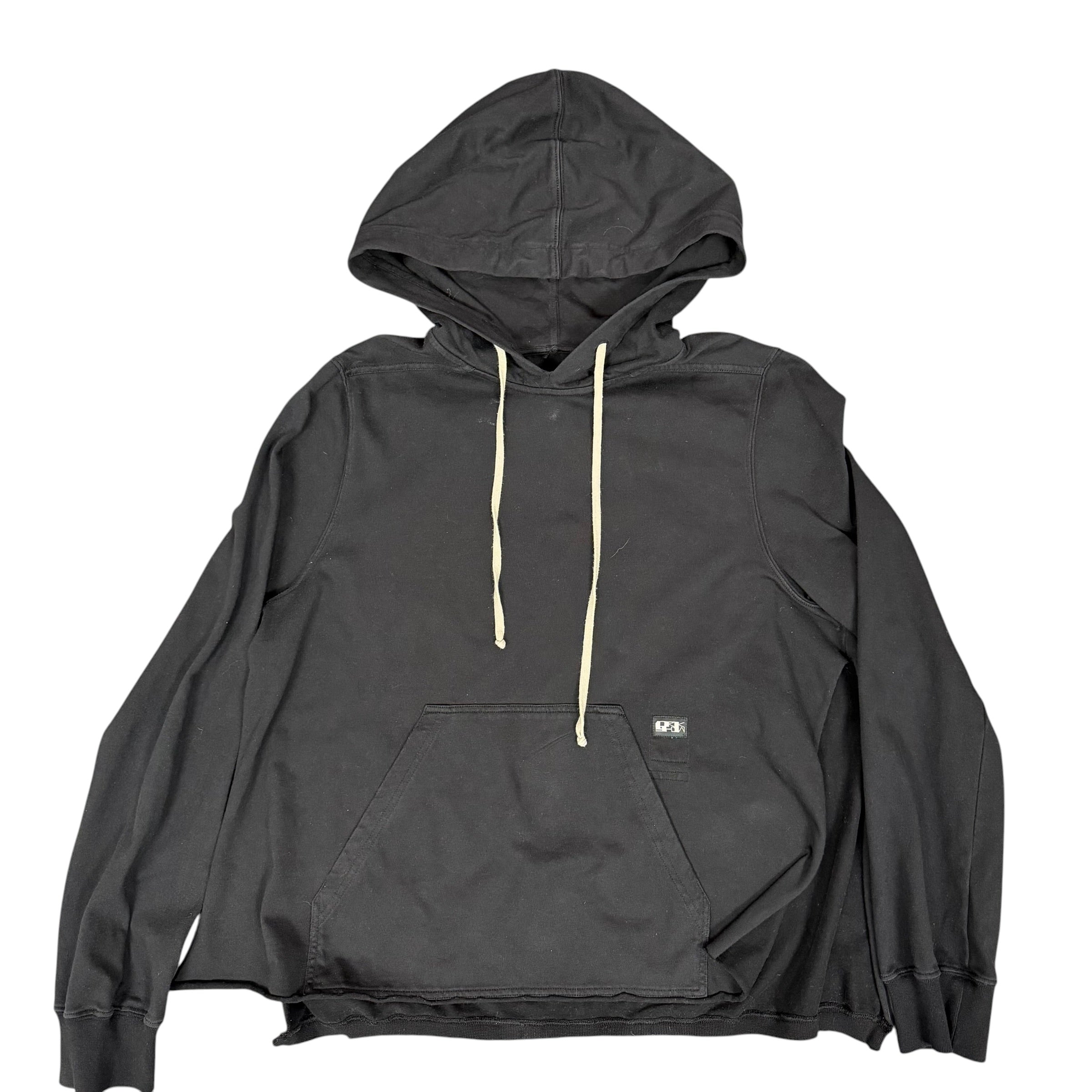 Rick Owens Black Poncho Hoodie