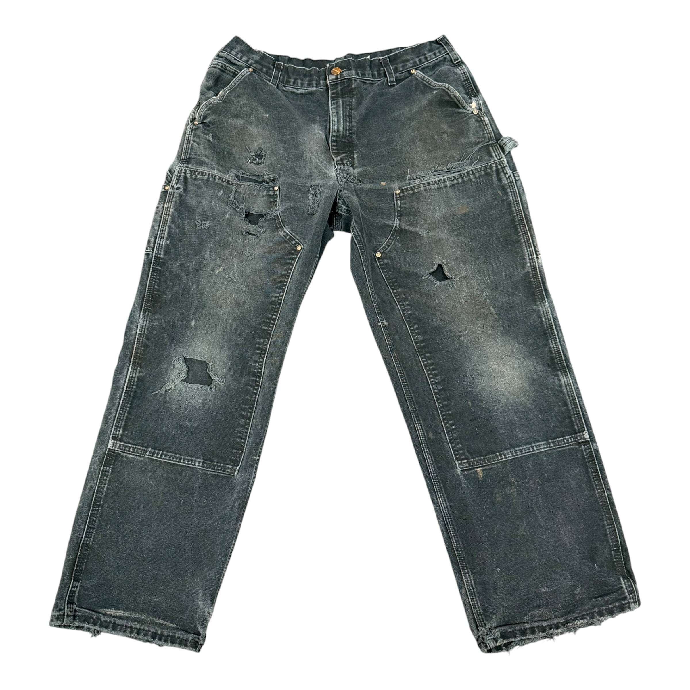 Vintage Carhartt Black Double Knee(36x30)