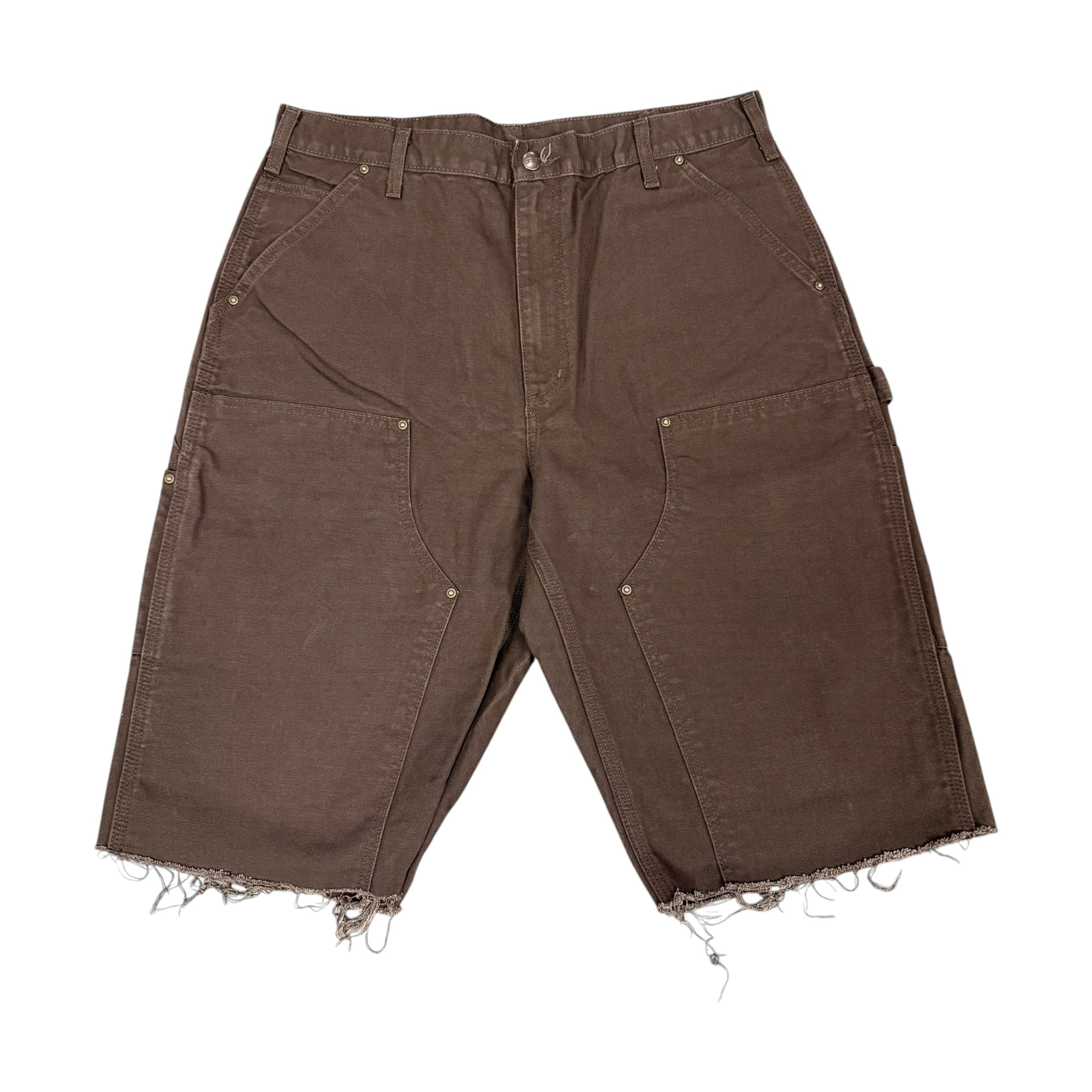Brown Carhartt Double Knee Shorts