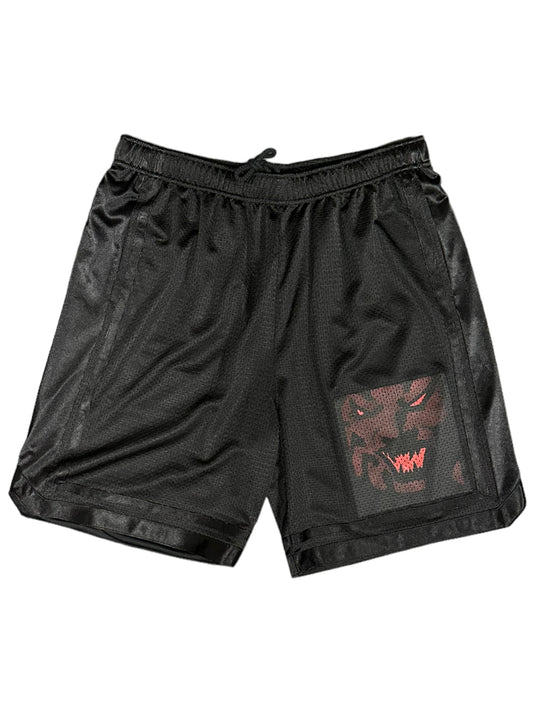 SUPREME RONIN MESH SHORTS BLACK/RED (LCMLXX)