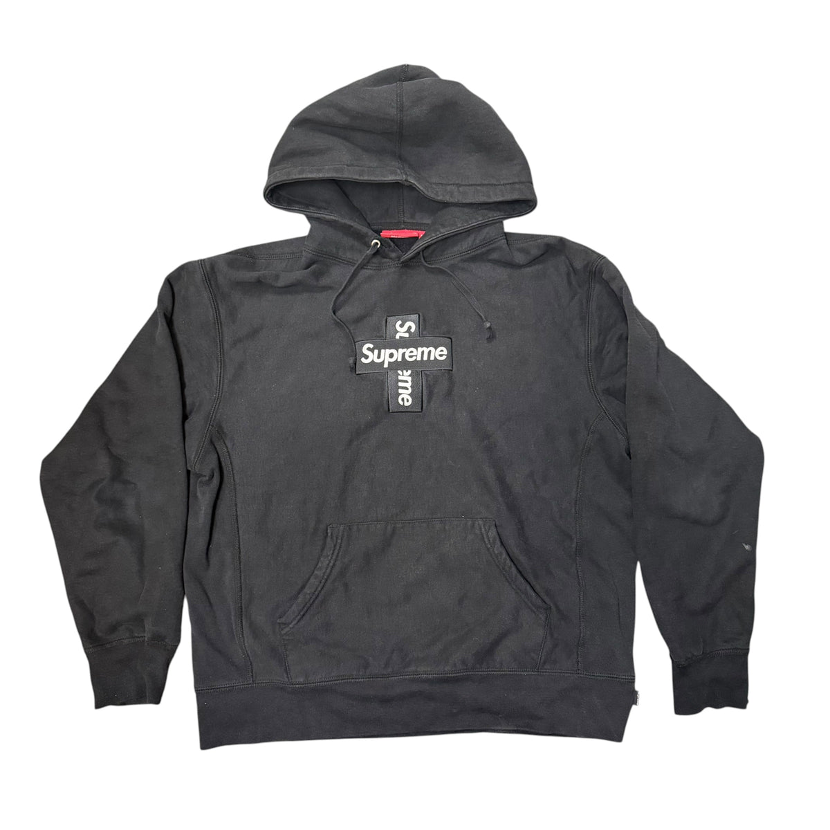 Supreme Cross Box Logo Hooded Sweatshirt