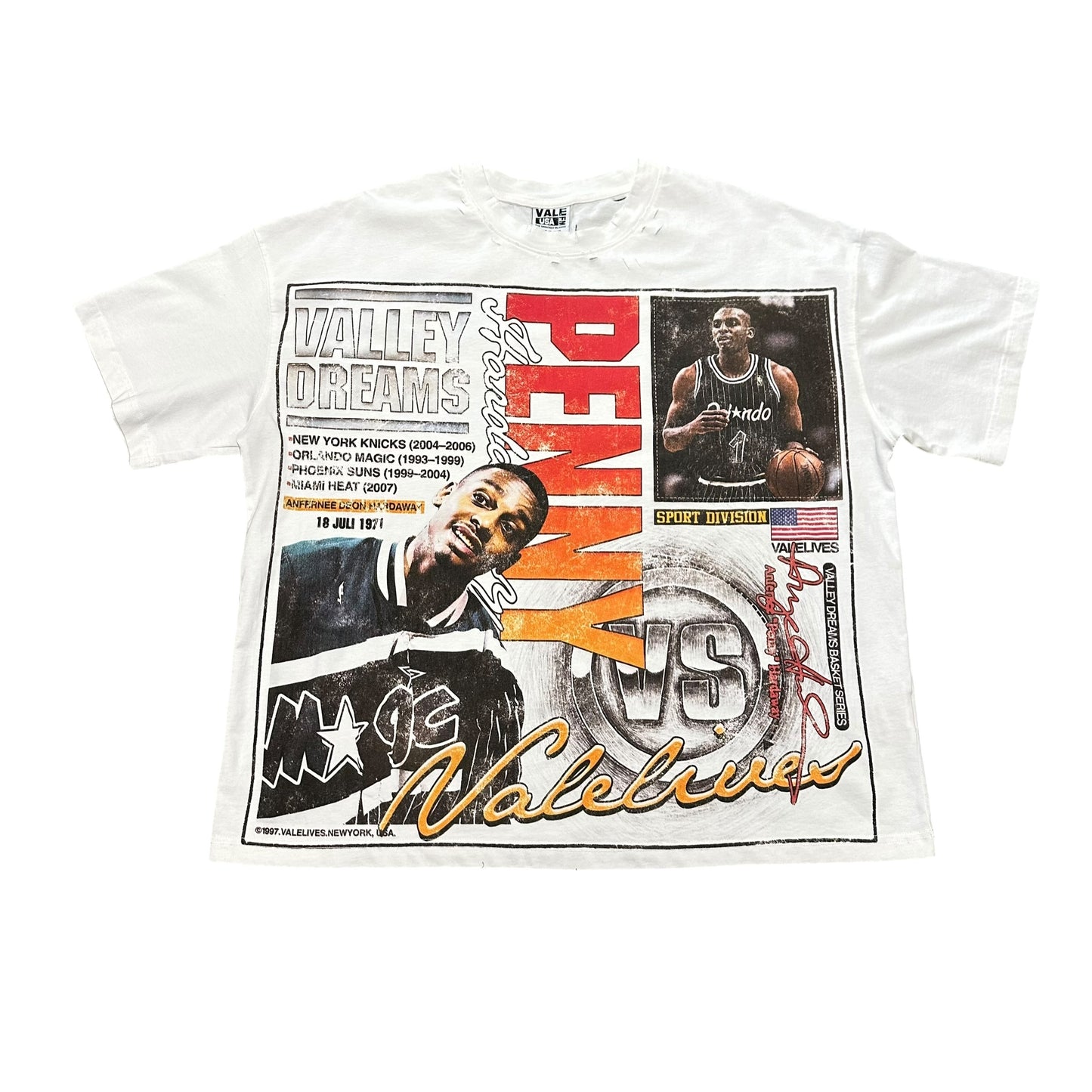 Vale Lives Penny Hardaway Tee