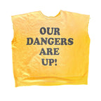 SAINT Michael Yellow Cutoff Crewneck