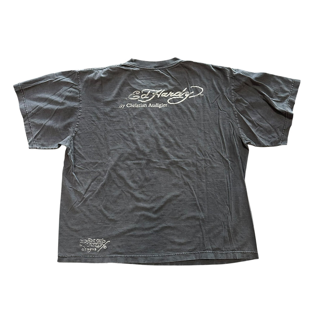 Black Faded Ed Hardy Shirt