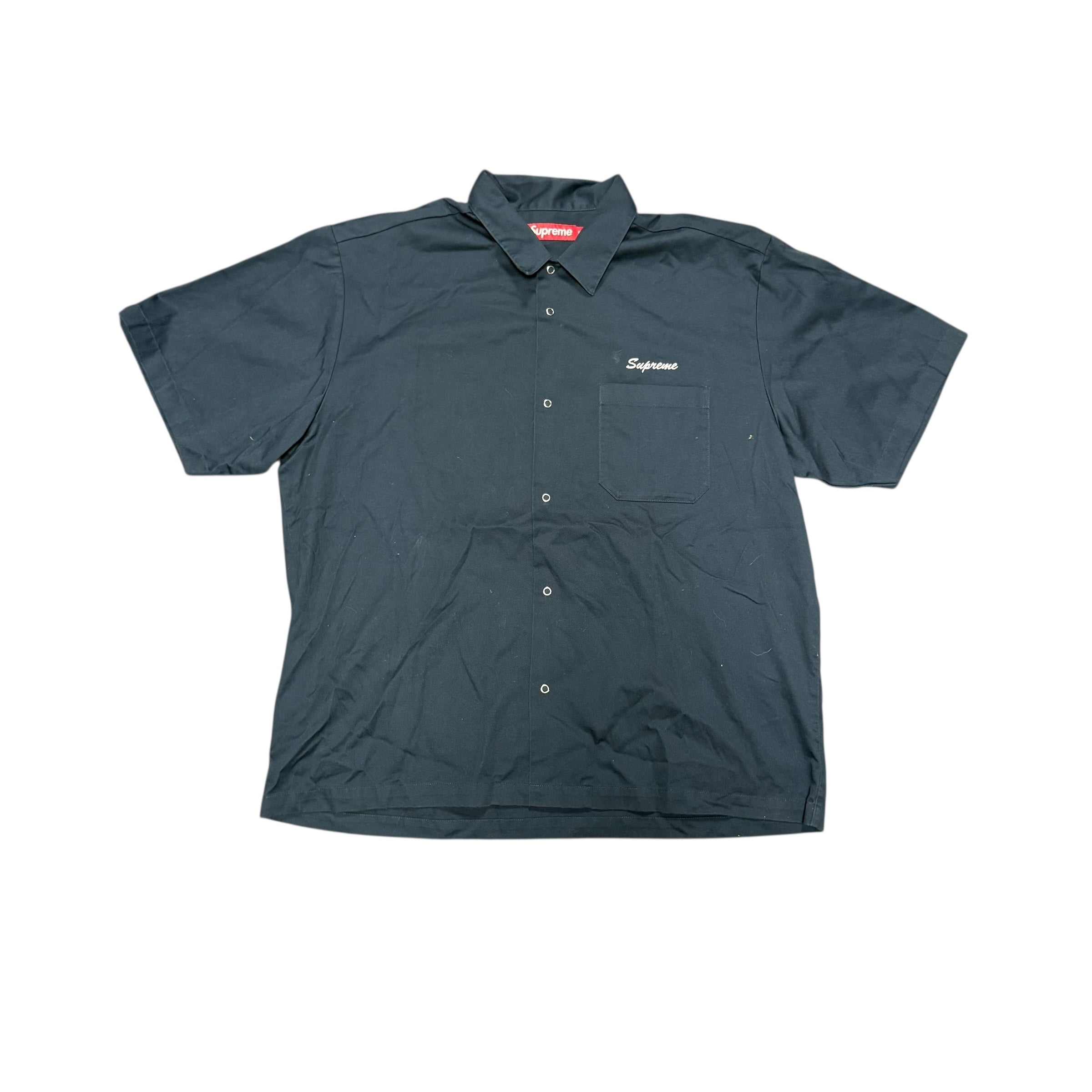 Supreme Margaret Keane Teardrop Work Shirt Navy