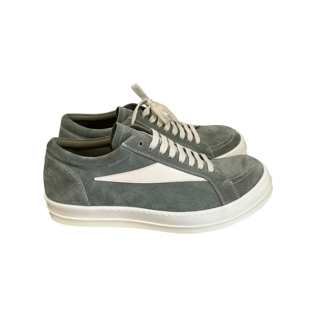 NEW Rick Owens Vintage Sneakers Green Suede