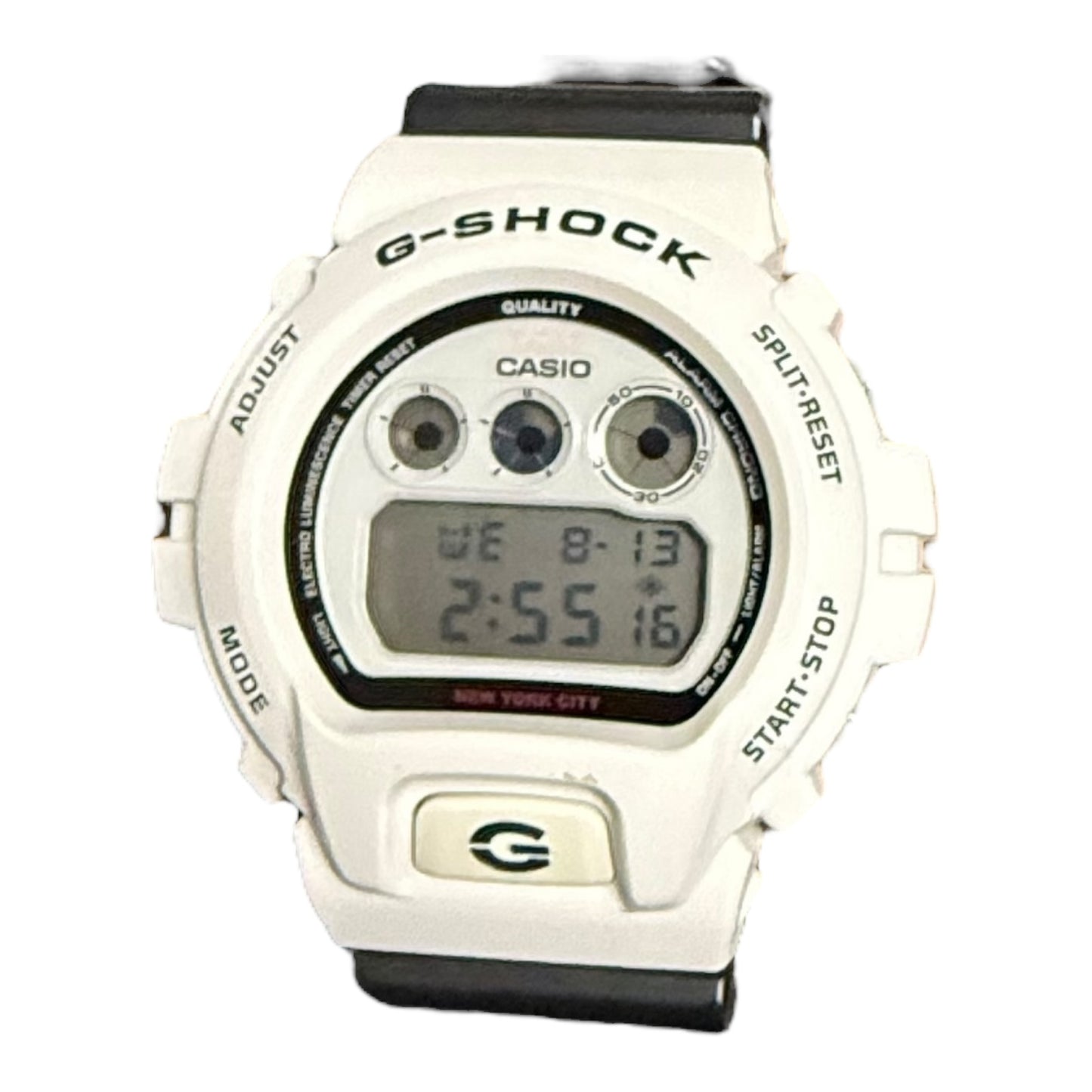 G Shock White/Black