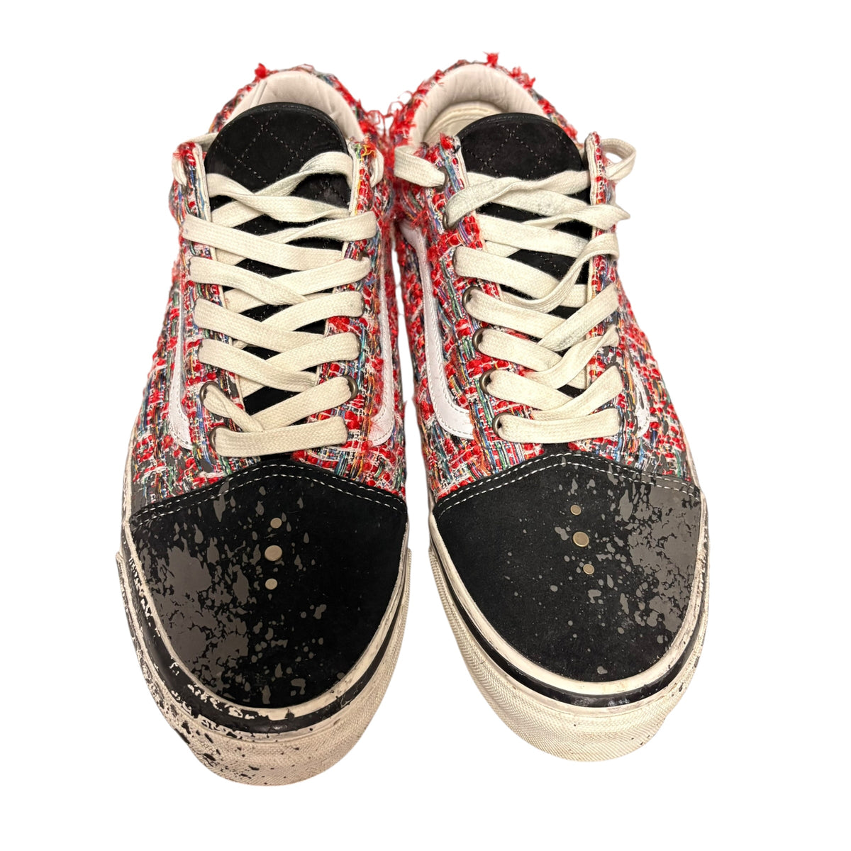 Vans Old Skool Charms Red Low Top Sneakers