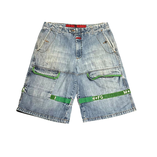 Vintage Girbaud Shorts Blue/Green