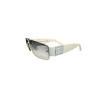 Chanel 4117 White/Smoke Sunglasses
