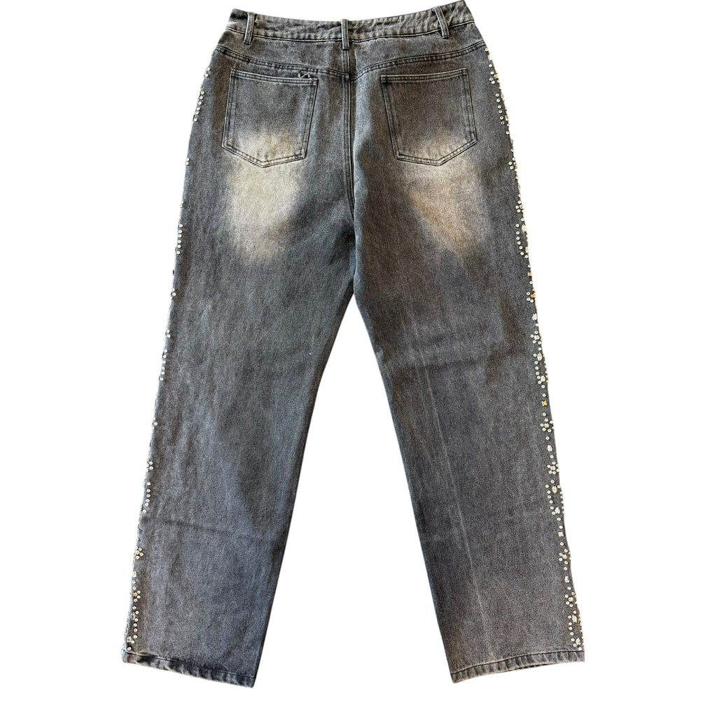 Vale Lives Black Rhinestone Jeans
