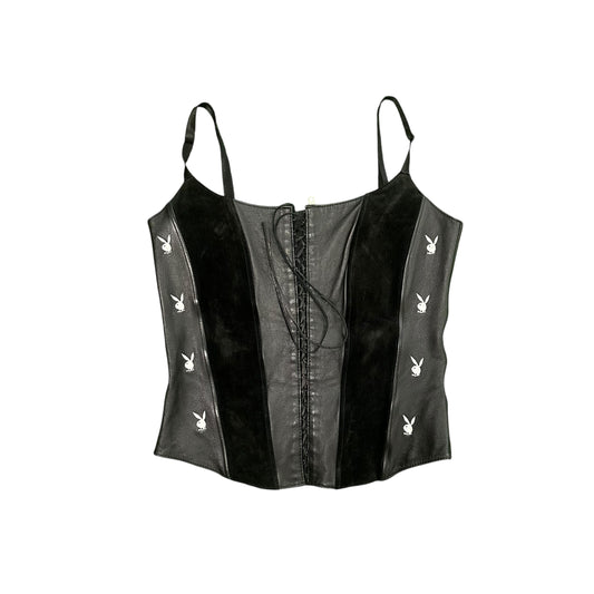 Playboy leather corset FDWMNS