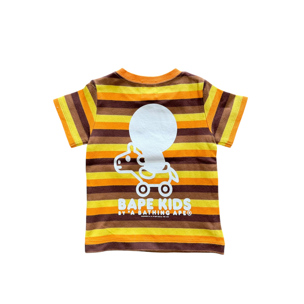 BAPE Kids striped tee
