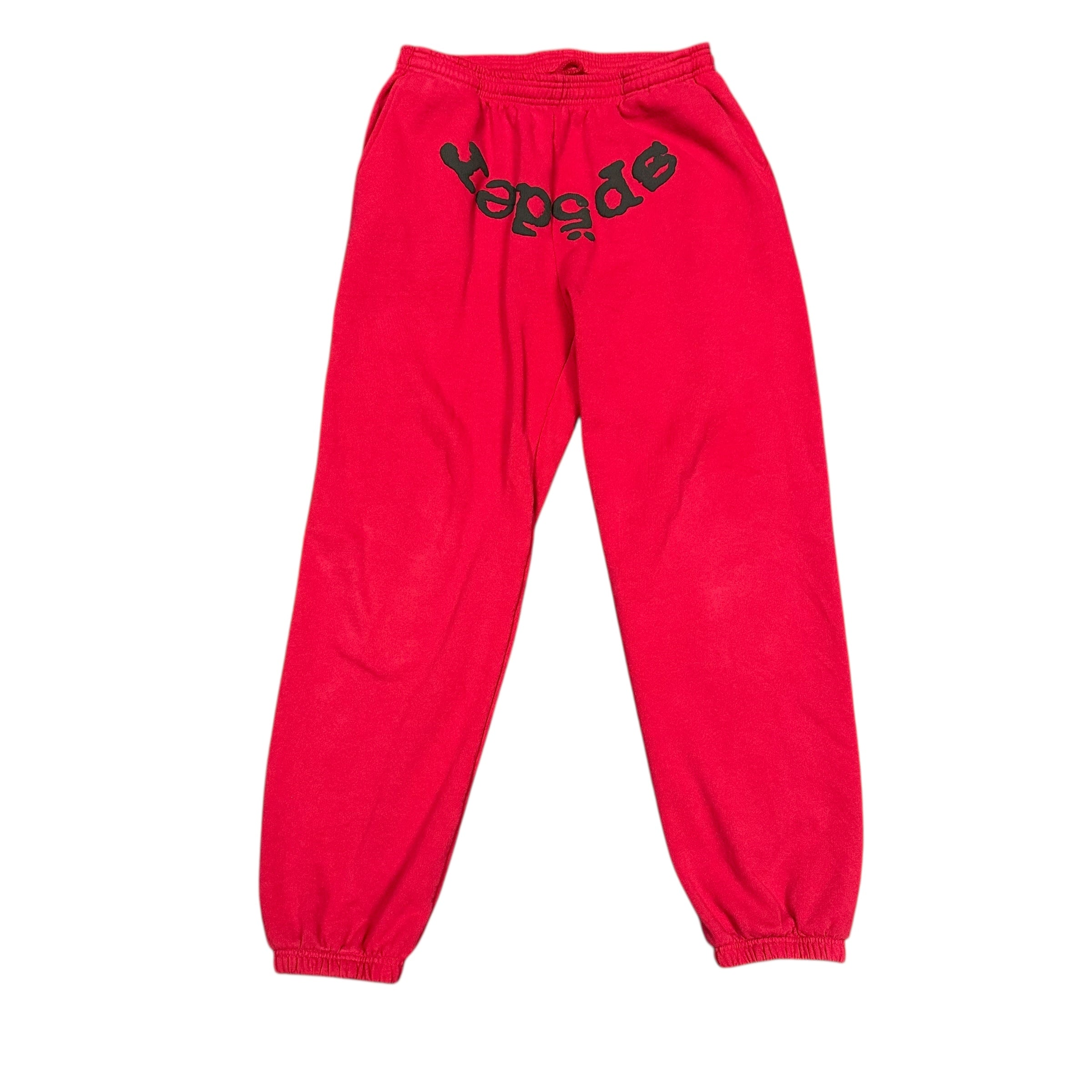 Sp5der Og Web V2 Sweats Red