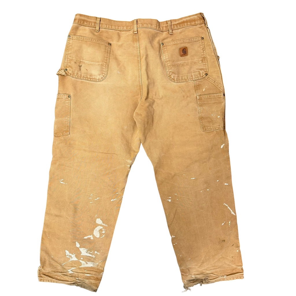 Vintage Carhartt Khaki Painted Double Knee (42x32)