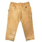 Vintage Carhartt Khaki Painted Double Knee (42x32)