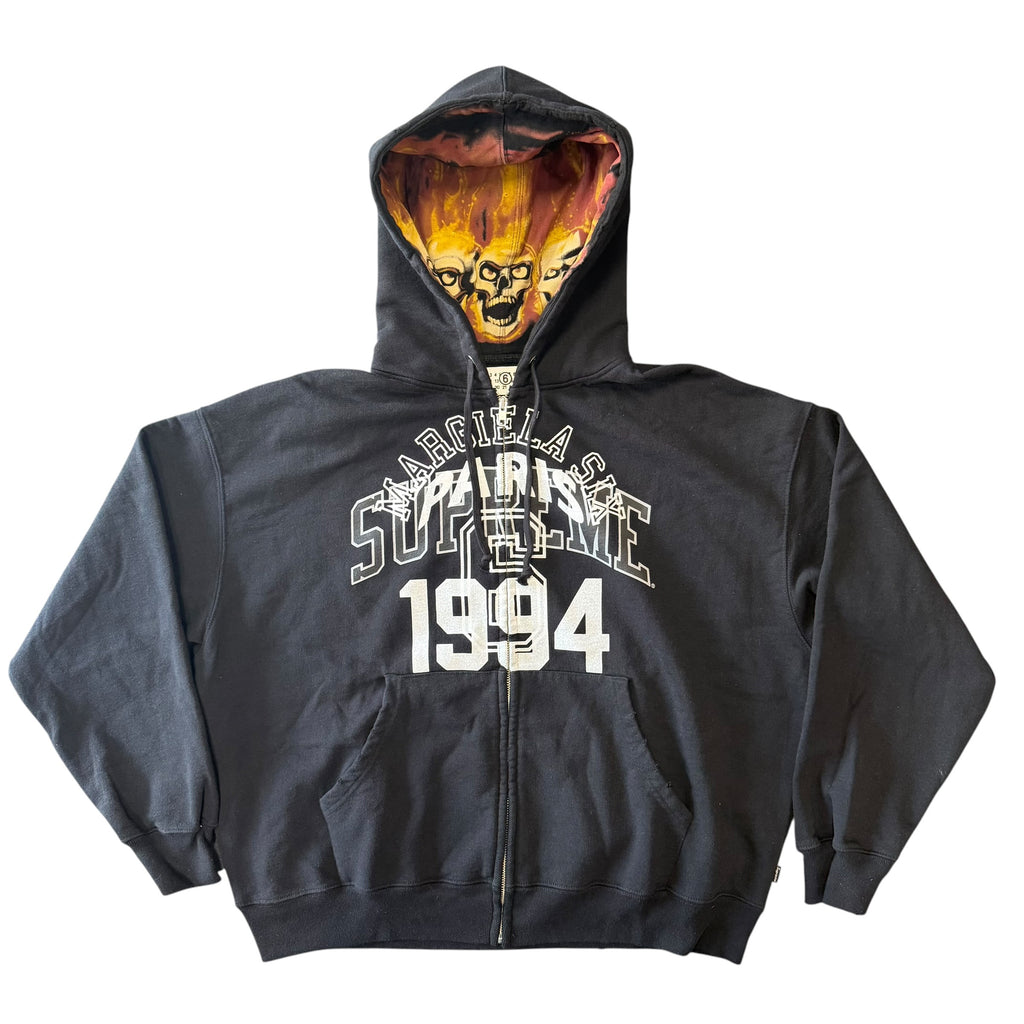 Margiela MM6 x Supreme Zip Hoodie “Black”