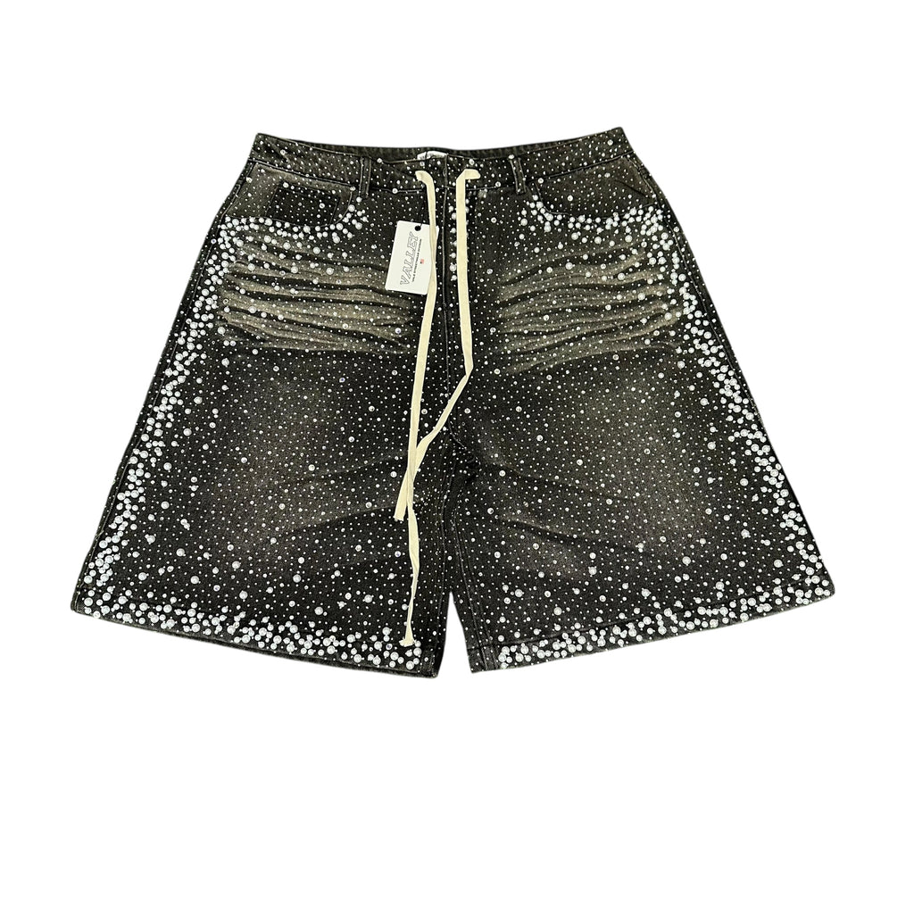 Brand New Vale Forever Black Rain Storm Jorts