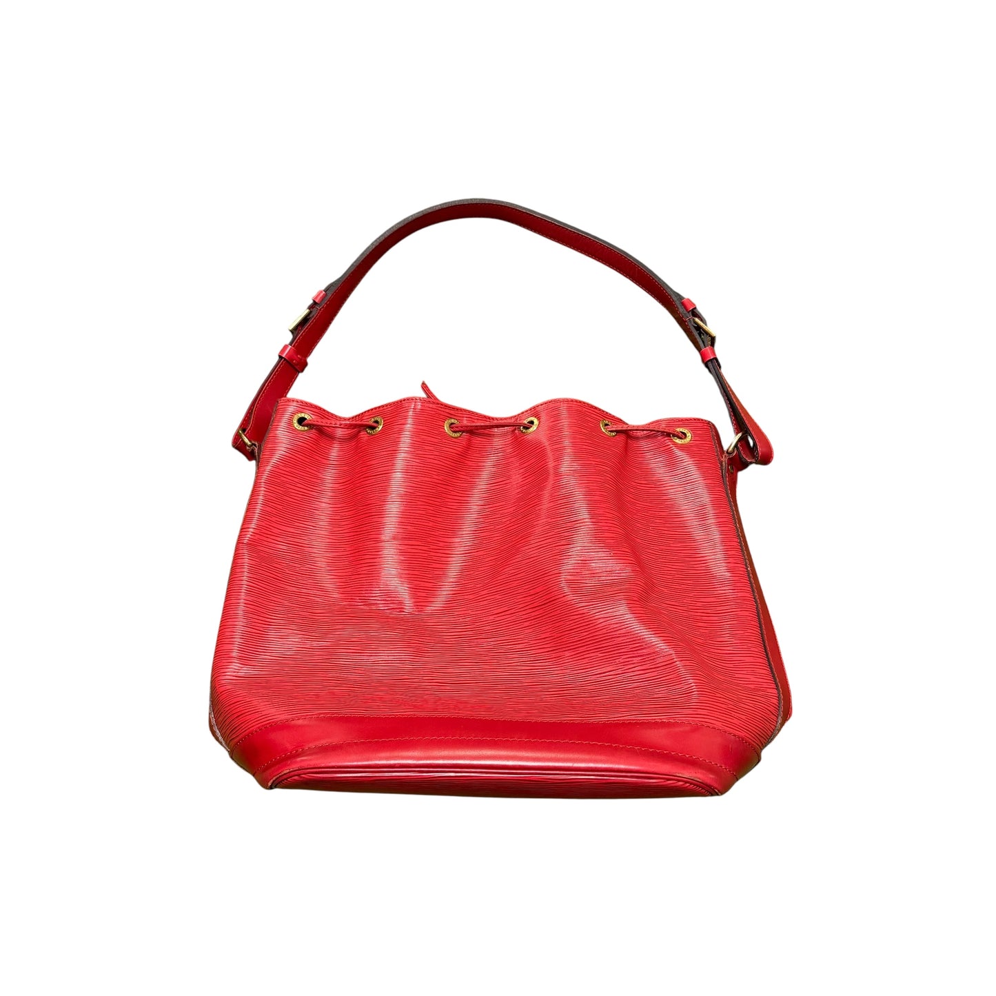 Louis Vuitton Noe Epi Red Bucket Bag