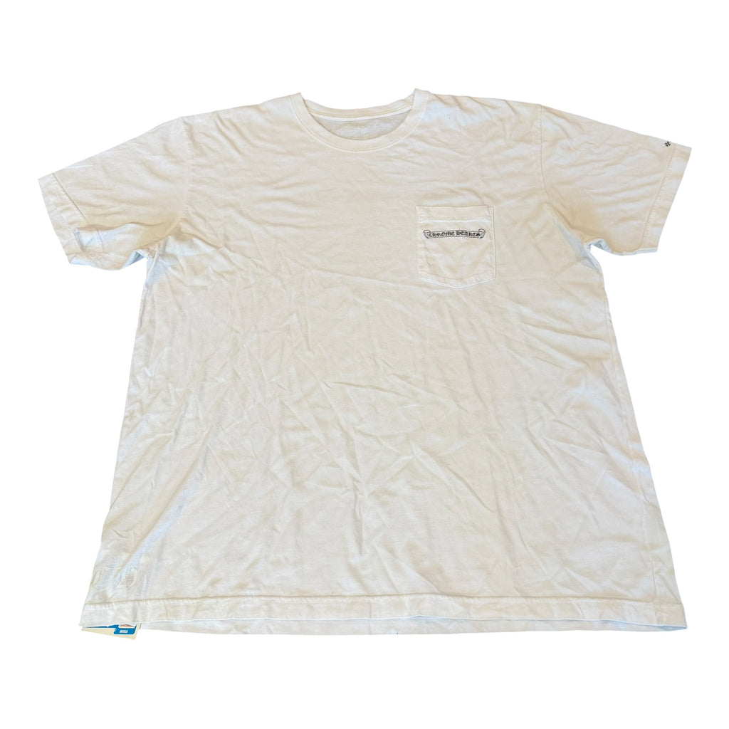 Chrome Hearts White Scroll Pocket Tee