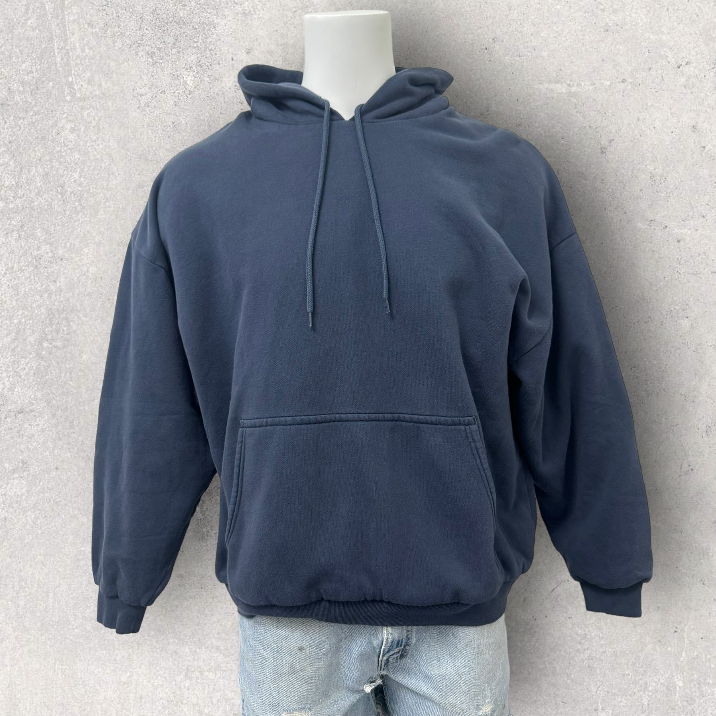 Navy YZY Gap Oversized Hoodie